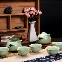 汝窑茶具10头